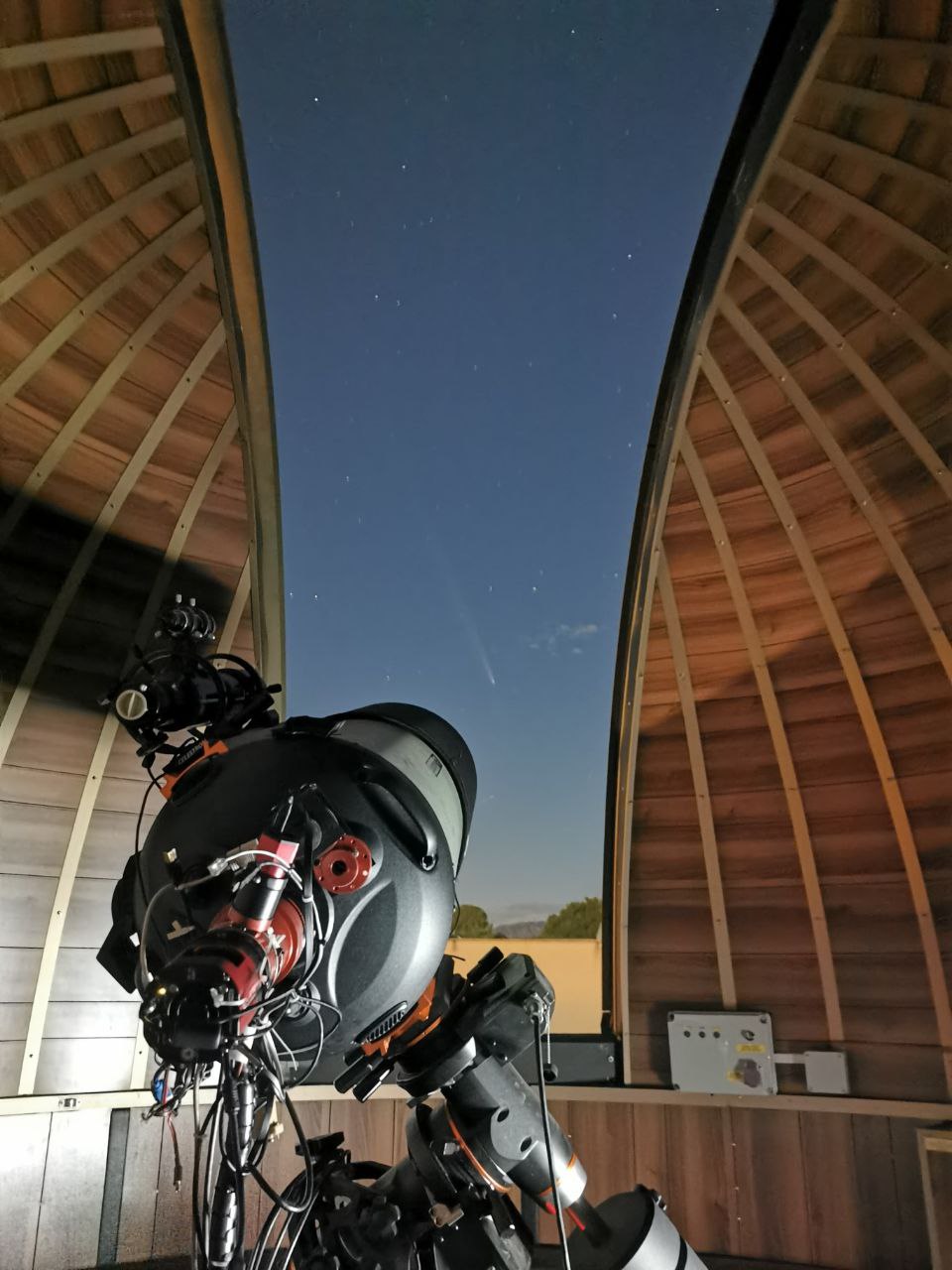 Cometa Tsuchinshan ATLAS (C/2023 A3) desde el Centro Astronómico de Cartagena